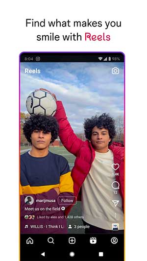 Xem các video thú vị với Reels