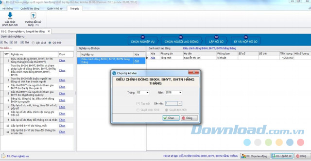Lập hồ sơ Lập hồ sơ