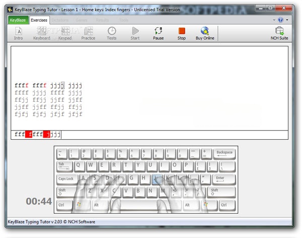 KeyBlaze Typing Tutor