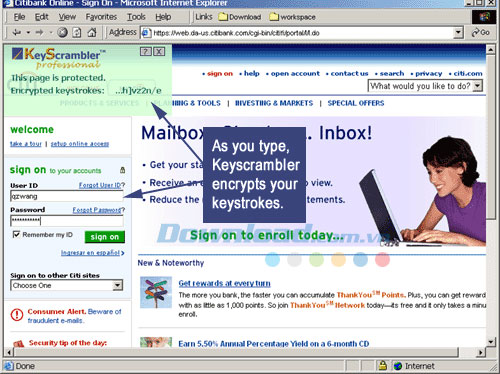 Bảo vệ dữ liệu và thông tin cá nhân KeyScrambler Personal