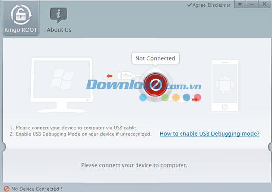Root thiết bị Android nhanh chóng Kingo Android Root