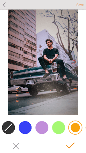 Chọn hiệu ứng màu phù hợp