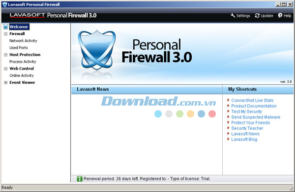 Lavasoft Personal Firewall