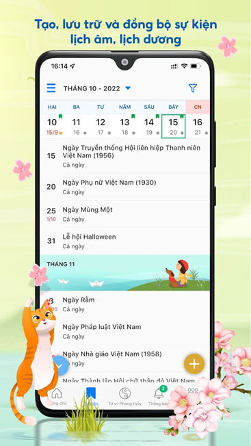 Tạo, lưu trữ dữ liệu sự kiện