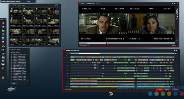 Công cụ làm phim chuyên nghiệp trên Lightworks