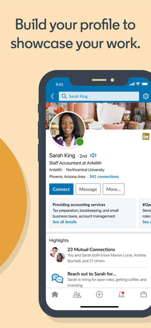 Tạo hồ sơ xin việc online trên Linked In