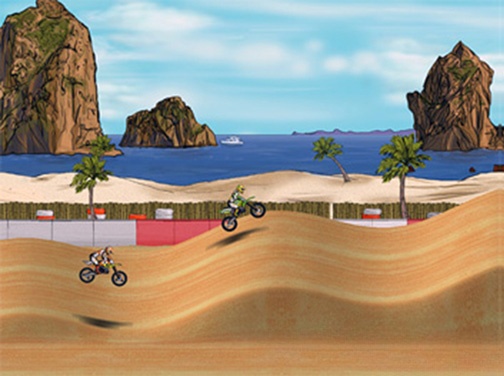 Đường đua trong game Mad Skills Motocross cho Mac 