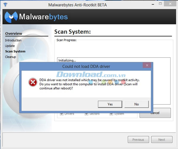 Malwarebytes Anti-Rootkit 