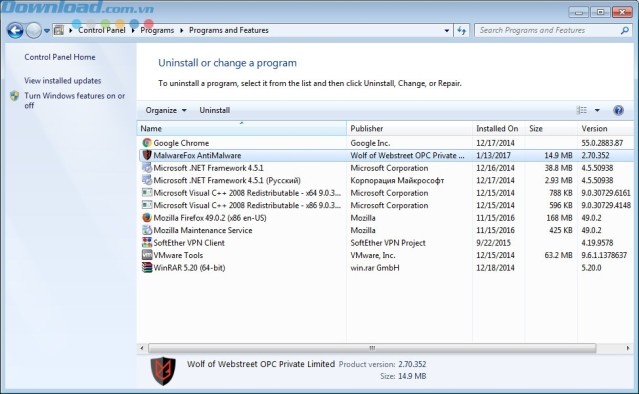 Chiếm ít không gian bộ nhớ