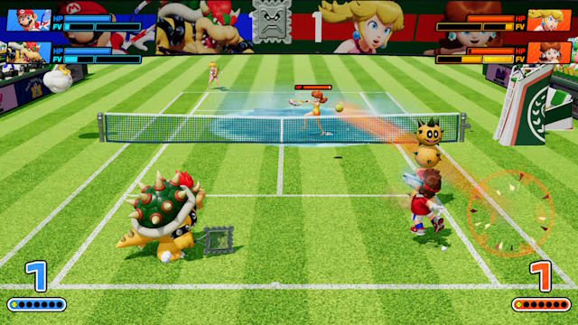 Tham gia những trận đấu quần vợt đậm chất Mushroom Kingdom