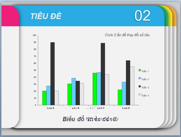 Mẫu nền slide đa sắc màu