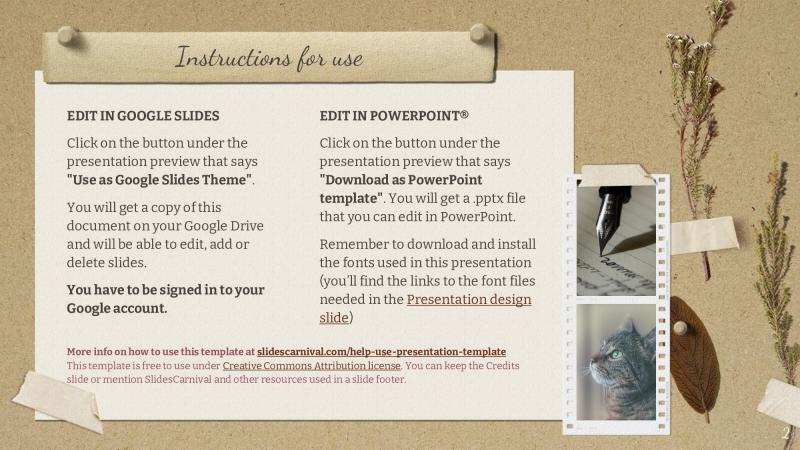 Vintage Moodboard Slides slide3*345748