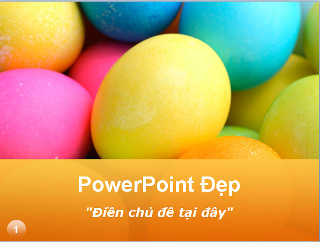 Mẫu slide trình chiếu đẹp