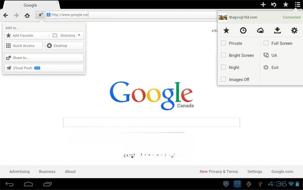 Maxthon Cloud Browser cho Android