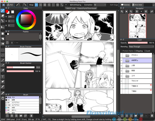 Giao diện trên máy Mac Giao diện trên máy Mac