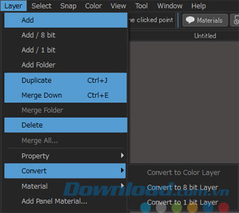 Làm việc bằng các lớp