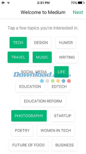 Chọn chủ đề quan tâm Chọn chủ đề quan tâm