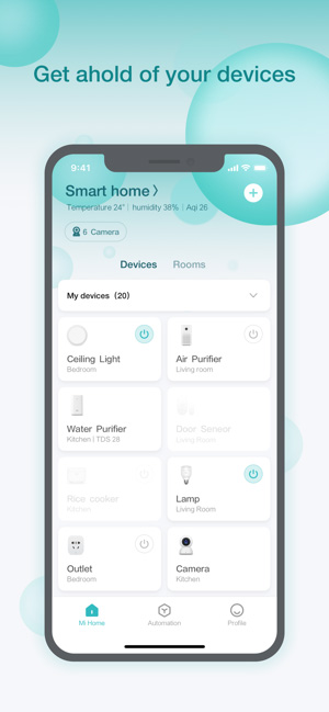Dùng Mi Home trên iPhone để điều khiển các thiết bị thông minh của Xiaomi