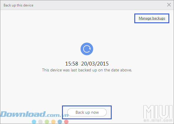 Sao lưu dữ liệu Sao lưu dữ liệu