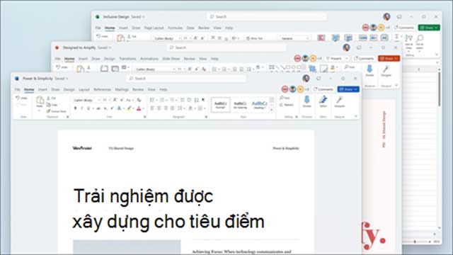Các tab mới được làm mới trong dải băng