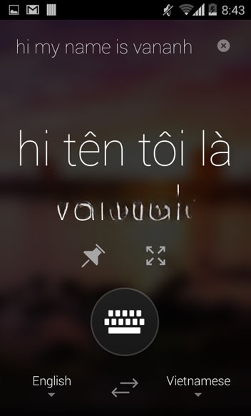 Microsoft Translator cho Android