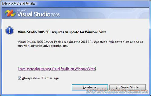 Microsoft Visual Studio 2005 Service Pack 1