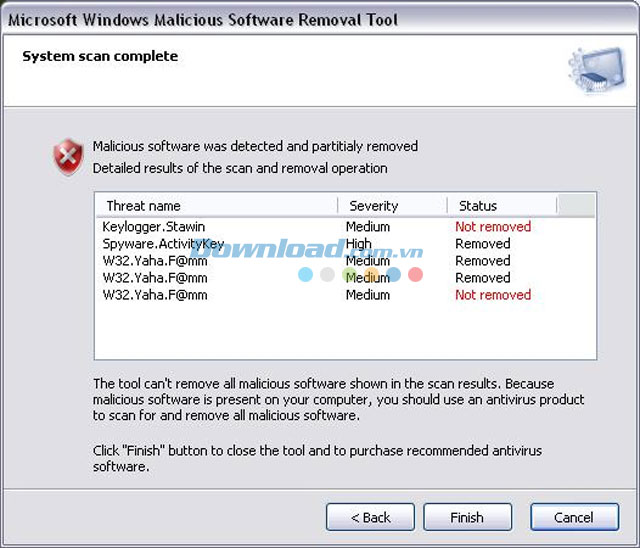 Tải Malicious Software Removal Tool Malicious Software Removal Tool