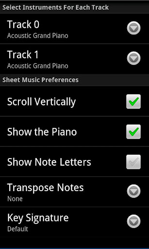Midi Sheet Music