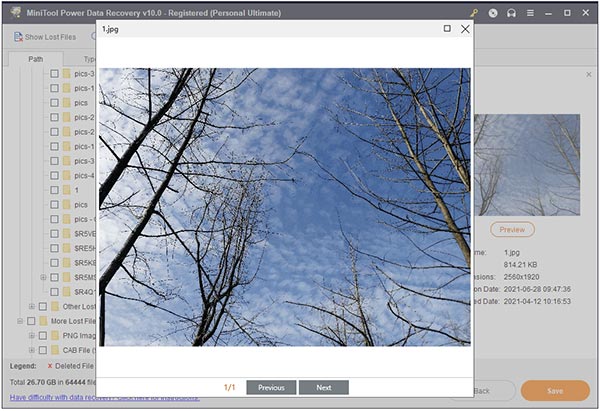 Power Data Recovery là phần mềm an toàn dùng để khôi phục các dữ liệu đã mất