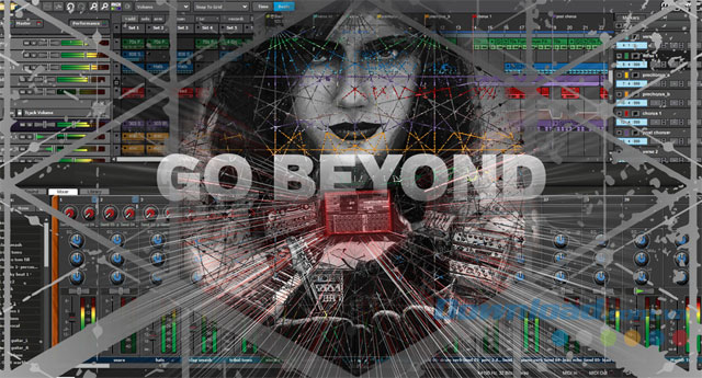 Giao diện phần mềm Mixcraft 8 Giao diện phần mềm Mixcraft 8