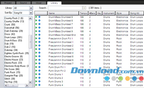 Chỉnh sửa file audio chuyên nghiệp Mixcraft 6