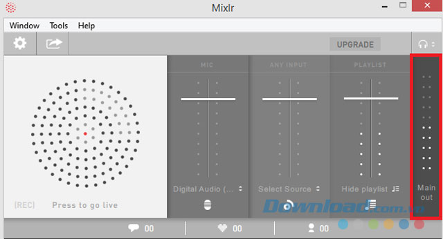 Chỉnh âm lượng cho từng kênh phát Chỉnh âm lượng cho từng kênh phát