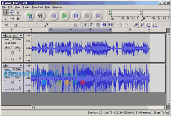 Giao diện phần mềm Mobile Ringtone Converter