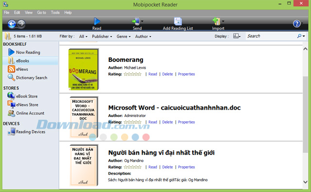 Mobipocket Reader Desktop