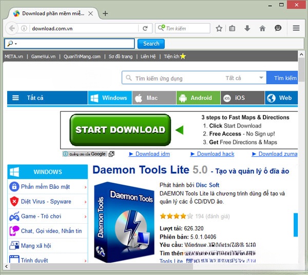 Mozilla Firefox tiếng Việt