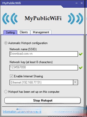 Dừng phát WiFi Dừng phát WiFi