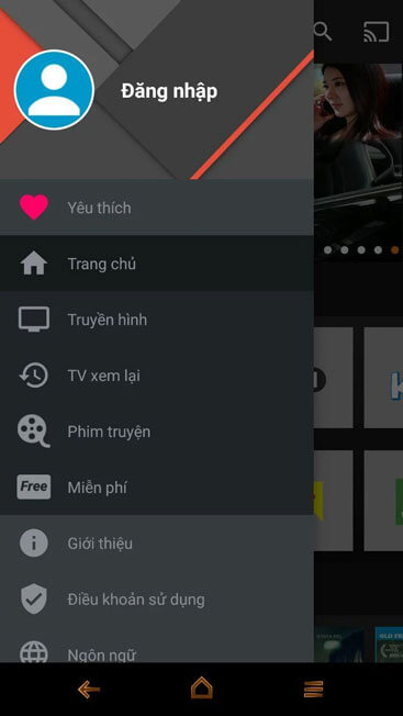 Giao diện cá nhân trên MyTV Net
