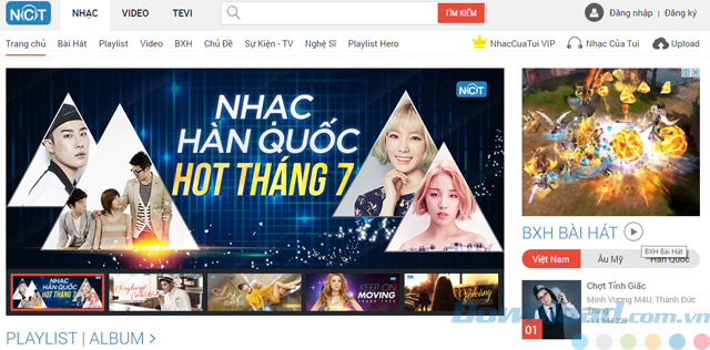 Trang chủ Nhaccuatui