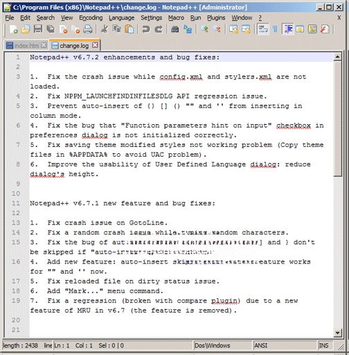 Notepad++ trên Windows