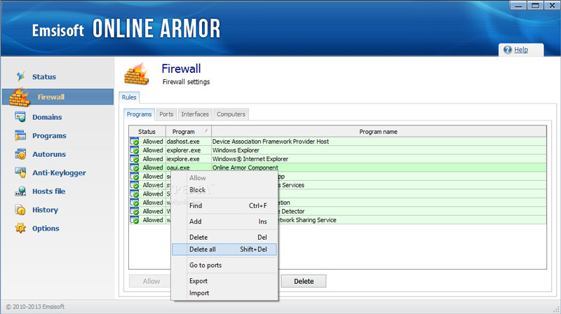 Bảo vệ máy tính với Online Armor Bảo vệ máy tính với Online Armor
