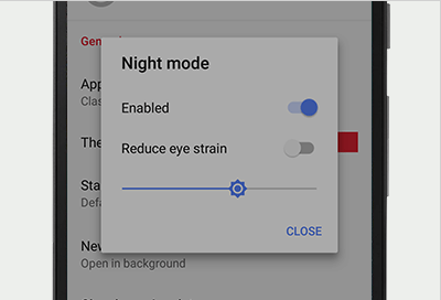 Opera Mini cho Android bổ sung chế độ ban đêm