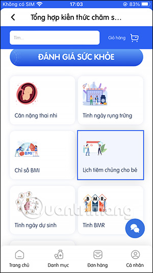 Cẩm nang chăm sóc sức khỏe trên Pharmacity
