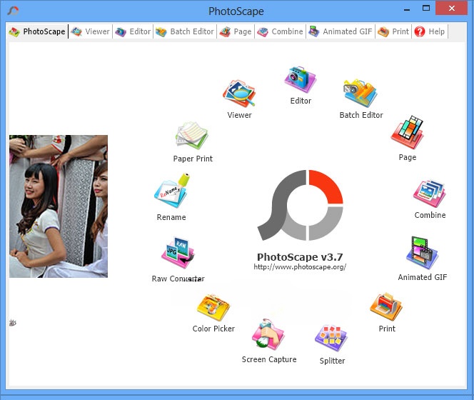 PhotoScape - ứng dụng chỉnh sửa ảnh miễn phí