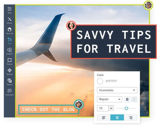 PicMonkey hỗ trợ cộng tác