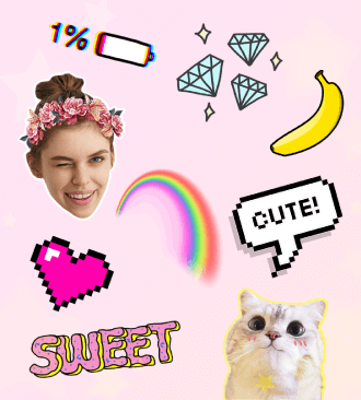 Kho sticker của PicsArt Photo Studio