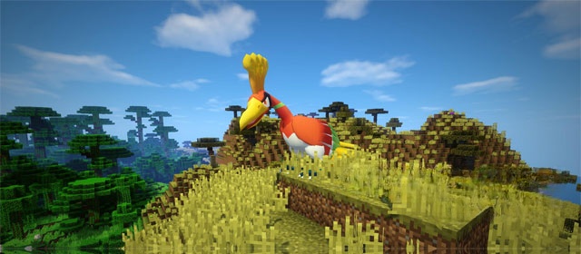 Pixelmon Mod sở hữu bộ sưu tập Pokemon khổng lồ