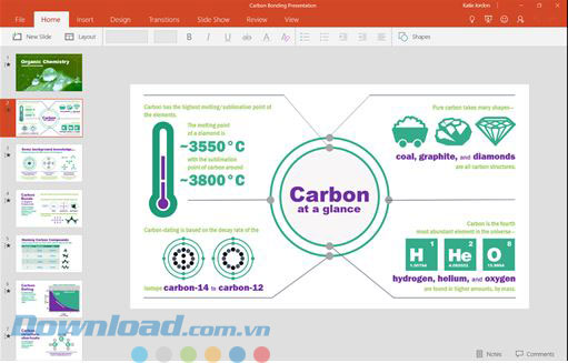 Giao diện ứng dụng PowerPoint Mobile Giao diện ứng dụng PowerPoint Mobile