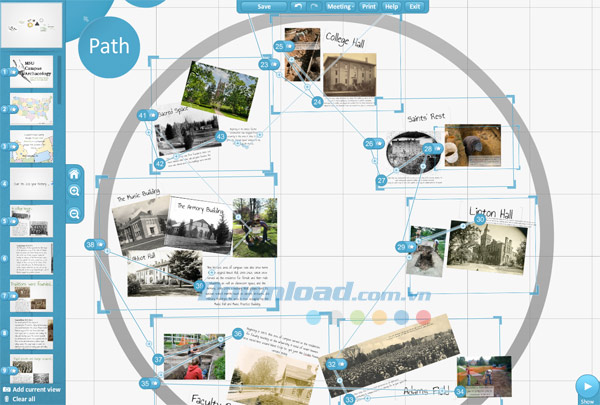 Bài thuyết trình mẫu Prezi Desktop