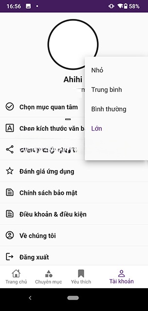 Chỉnh kích thước QuanTriMang.com