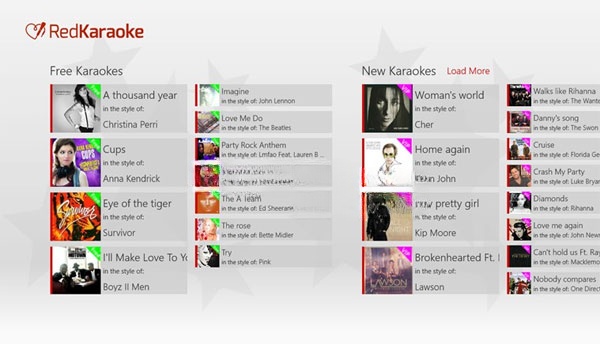Red Karaoke cho Windows 8